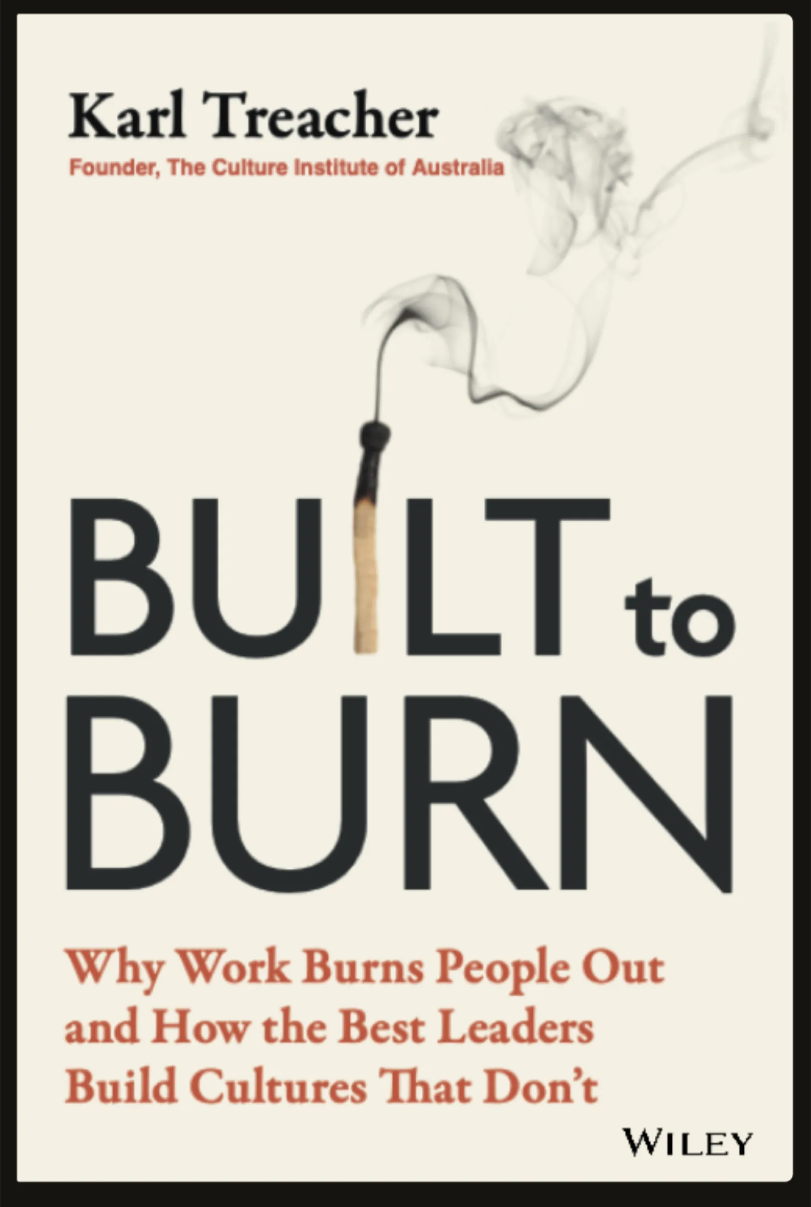 Built to Burn book cover — Karl Treacher, Wiley