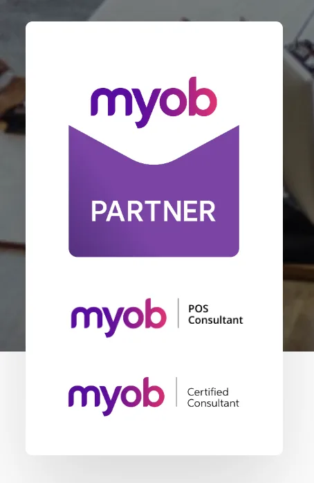 CTMatters IT consulting website — MYOB partner badges